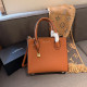 Orange Daily Celebrities Solid Color Patchwork Metal Accessories Trim Zipper Bags
