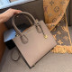 Light Purple Daily Celebrities Solid Color Patchwork Metal Accessories Trim Zipper Bags