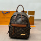 Orange Brown Casual Street Letters Patchwork Zipper Contrast Bags