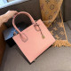 Pink Daily Celebrities Solid Color Patchwork Metal Accessories Trim Zipper Bags