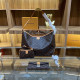 Brown Casual Street Letters Patchwork Contrast Bags