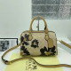 Yellow Casual Street Solid Color Flowers Letters Patchwork Zipper Contrast Bags