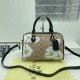 Khaki Casual Street Solid Color Flowers Letters Patchwork Zipper Contrast Bags