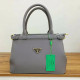 Dark Gray Casual Daily Solid Color Patchwork Zipper Bags