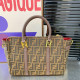 Brown Casual Letters Patchwork Zipper Contrast Bags