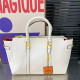 White Casual Daily Solid Color Metal Accessories Trim Zipper Bags