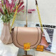 Pink Casual Street Solid Color Patchwork Metal Accessories Trim Chains Bags