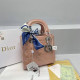 Pink Daily Celebrities Solid Color Metal Accessories Trim Chains Texture Bags