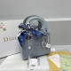 Sky Blue Daily Celebrities Solid Color Patchwork Chains Bags