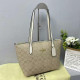 Apricot Casual Street Letters Patchwork Zipper Contrast Bags