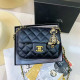 Black Casual Street Solid Color Patchwork Metal Accessories Trim Bags
