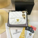 White Casual Street Solid Color Patchwork Metal Accessories Trim Bags