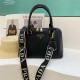 Black Casual Daily Solid Color Patchwork Zipper Adjustable Bags
