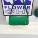 Green Casual Daily Solid Color Metal Accessories Trim Zipper Adjustable Bags