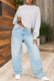 White Casual Solid Color Hollow Out Patchwork Strap Design O Neck Tops