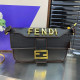 Black Casual Daily Letters Patchwork Metal Accessories Trim Bags