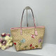 Pink Casual Daily Graffiti Print Letters Patchwork Zipper Contrast Bags