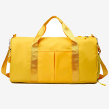 Blue Casual Sportswear Solid Color Patchwork Zipper Bags