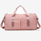 Pink Casual Sportswear Solid Color Patchwork Zipper Bags