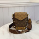 Brown Casual Street Letters Patchwork Contrast Adjustable Bags
