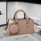 Pink Casual Daily Letters Zipper Embossed Bags