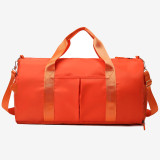 Blue Casual Sportswear Solid Color Patchwork Zipper Bags