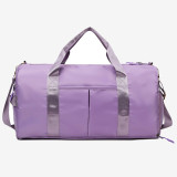 Blue Casual Sportswear Solid Color Patchwork Zipper Bags