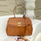 Orange Casual Street Solid Color Patchwork Bags