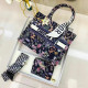 Colour Casual Street Flowers Letters Patchwork Contrast Bags
