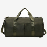 Blue Casual Sportswear Solid Color Patchwork Zipper Bags