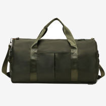 Army Green Casual Sportswear Solid Color Patchwork Zipper Bags