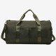 Army Green Casual Sportswear Solid Color Patchwork Zipper Bags