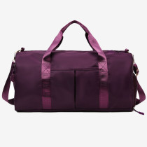 Fuchsia Casual Sportswear Solid Color Patchwork Zipper Bags