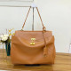 Yellow Orange Casual Daily Solid Color Patchwork Bags