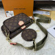 Green Casual Street Letters Patchwork Zipper Contrast Bags