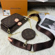 Brown Casual Street Letters Patchwork Zipper Contrast Bags