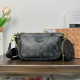 Black Casual Street Letters Patchwork Chains Zipper Contrast Bags