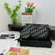 Black Casual Daily Letters Embroidered Patchwork Chains Zipper Bags