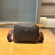 Brown Casual Daily Letters Patchwork Zipper Contrast Bags