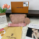 Pink Casual Street Letters Patchwork Beading Zipper Bags