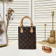 Brown Casual Daily Letters Patchwork Zipper Bags