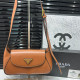Orange Casual Street Solid Color Patchwork Metal Accessories Trim Bags