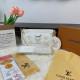 White Casual Street Letters Patchwork Beading Zipper Bags