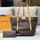 Apricot Brown Casual Letters Patchwork Bags