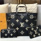 Black Casual Street Letters Patchwork Contrast Bags