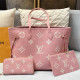 Pink Casual Street Letters Patchwork Contrast Bags