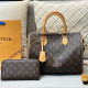 Yellow Brown Casual Letters Patchwork Zipper Contrast Bags