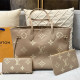 Khaki Casual Street Letters Patchwork Contrast Bags