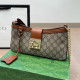 Orange Casual Street Letters Patchwork Chains Bags
