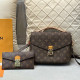 Brown Casual Daily Letters Patchwork Bags